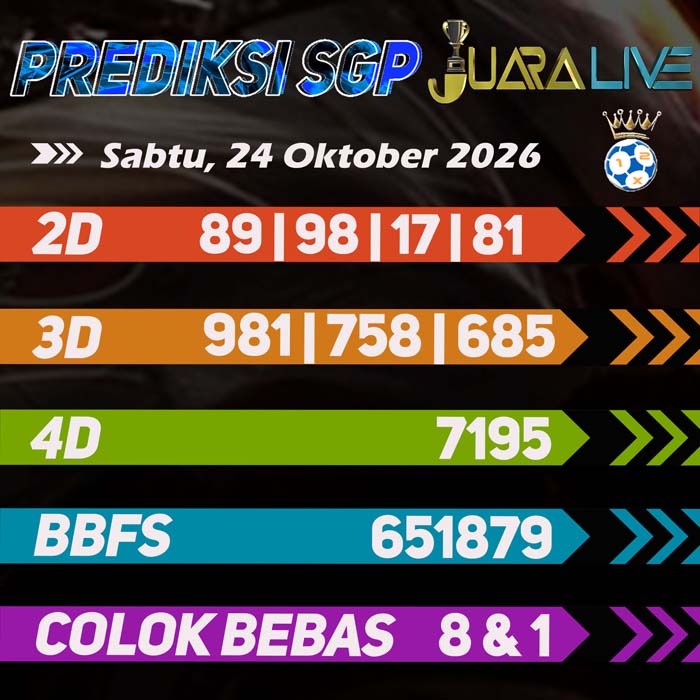 prediksi jitu SINGAPORE 24-Oct-2026